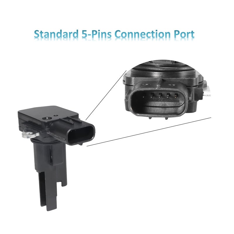 MANATEE 22204-0V010 Mass Air Flow Sensor Compatible with 2010-2020 Toyota Camry Corolla Sienna 4Runner Prius, Lexus CT200H RX350 HS250h GS350, Scion TC, 22204-0V020 22204-28010 MAF Meter Sensor - Image 5